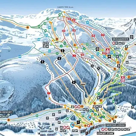 Skarsnuten Fjellandsby 23, Hemsedal, Ski-in/out